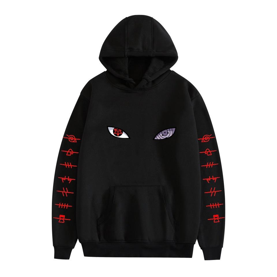 Hinman Naruto Anime Aufdruck Lässiger Kapuzenpullover