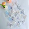 12Pcs 3D Butterfly Wall Stickers Colorful Polka Dot Holiday Festival Decoration for Kids Room Living Room