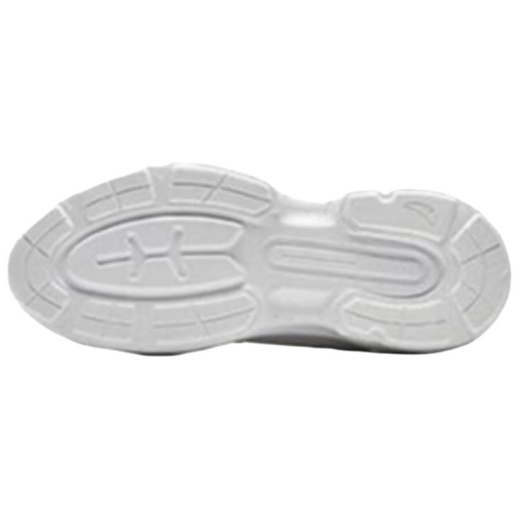 Anta Life Series Simple Comfortable Gravity Shock Absorption Non-Slip Breathable Low-Top Dad Shoes Women Sneakers Paper-White 122538814-1