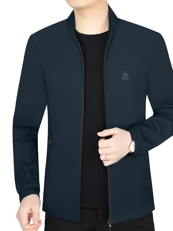 2026 Spring Men's Fashionable Business Casual Jacket - Lightweight, Short Style for Young and Middle-Aged.