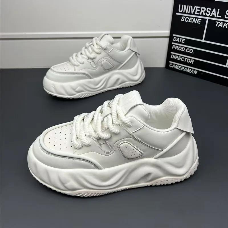 

Модные дизайнерские мужские туфли нового стиля с цветными блоками, осенние удобные толстые кроссовки на платформе, модная повседневная обувь, спортивные кроссовки, теннис 44