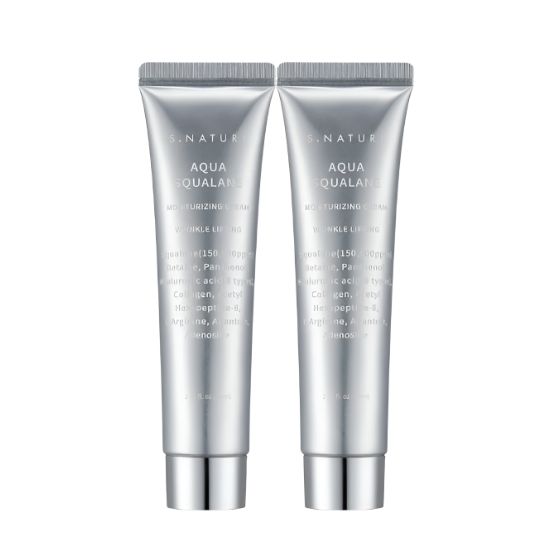S.NATURE Aqua Squalane Moisturizing Cream Deep Hydration Barrier Care Set 60ml + 60ml