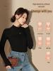 2025 Autumn/Winter Women's High Neck German Velvet Thickened Base Layer Long Sleeve Top