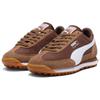 Puma Easy Rider Suede Nylon Women Haute Coffee White Espresso Brown 400331-05