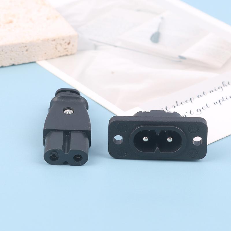 1buc C8 priză tată priză mamă priză de alimentare conector electric încorporat