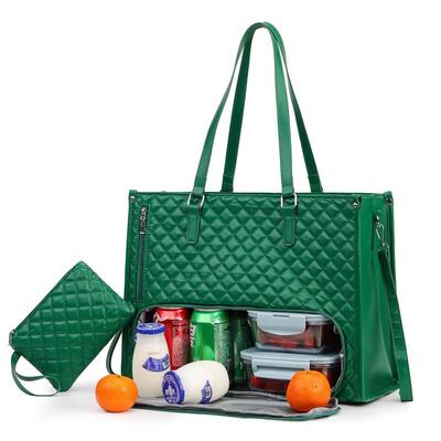 Li Shen Women's Insulated Lunch & Laptop Crossbody Handbag