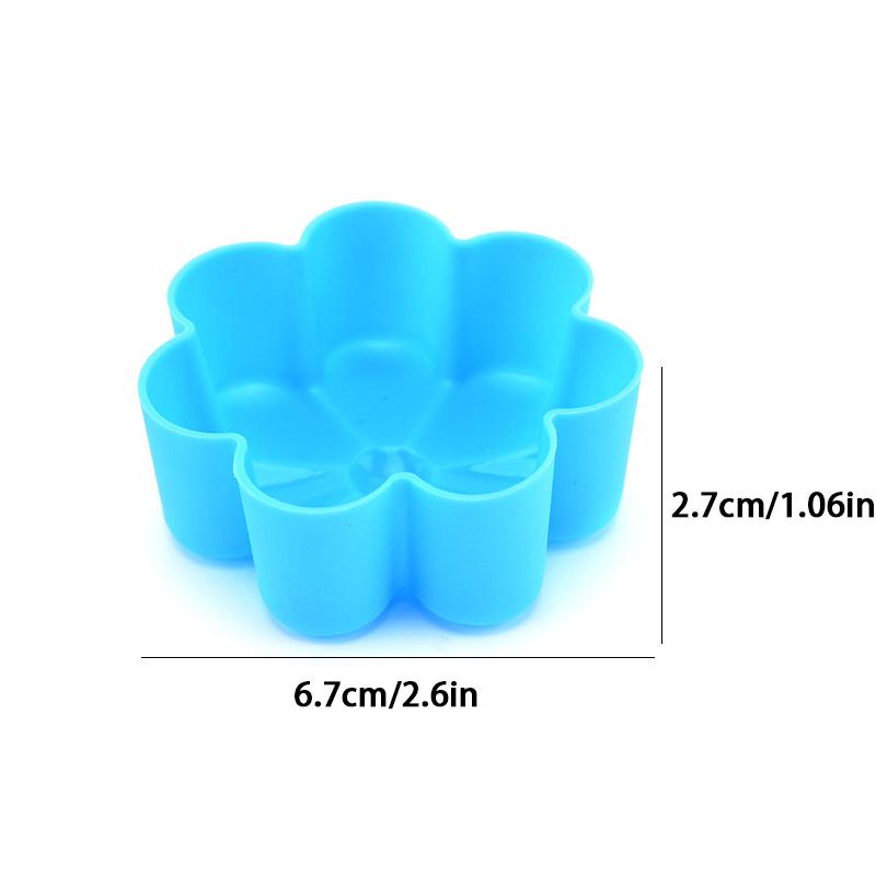 Reusable Silicone Cupcake Liners Nonstick Baking Cups Easy Clean Flower Muffin Molds for Pastry