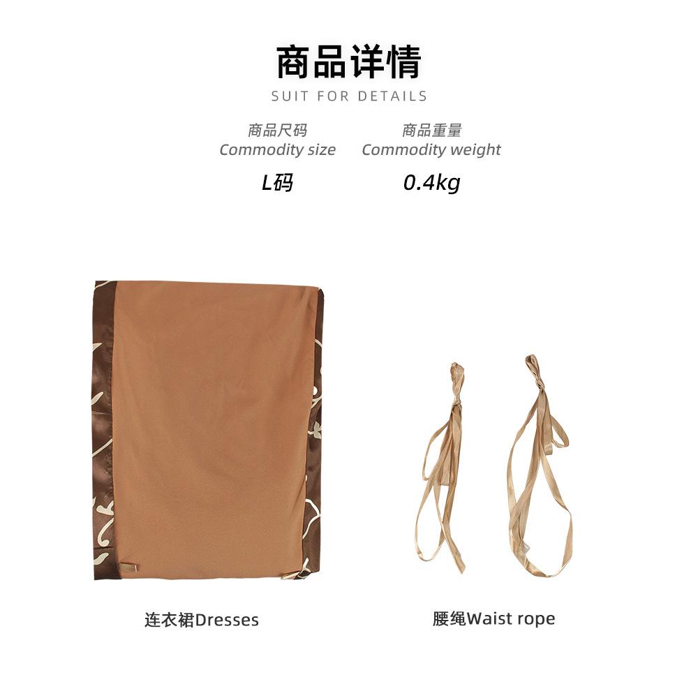 Medieval Clothing Retro Hooded Dress Square Neck Strap-up Flared Sleeve Big Swing Dress Performance Clothing