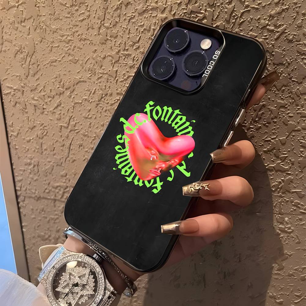 Fontaines DC Romance For iPhone 17,16,15,14,13,12,11,Mini,Pro,E,SE4,XS,MAX Black Shockproof Candy Matte Cover
