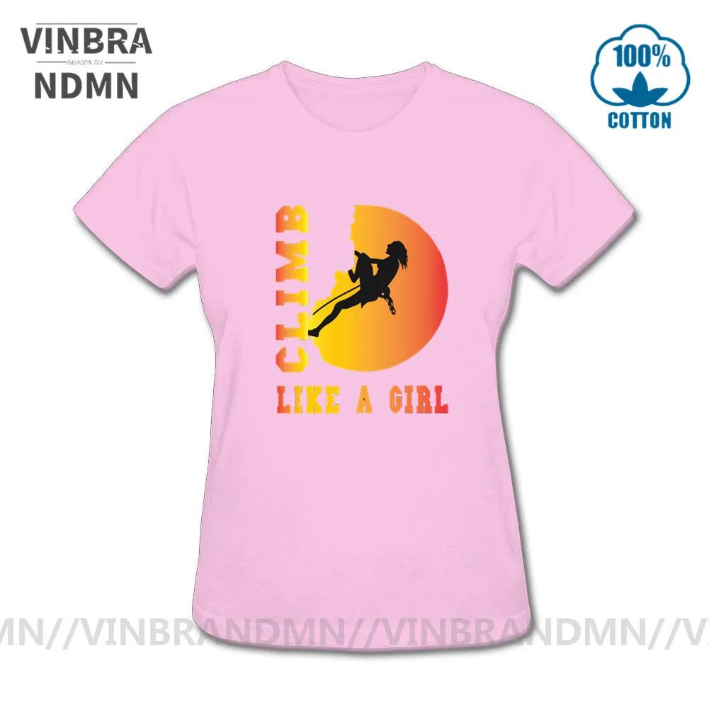 Vintage Rock Climbing T Shirt Unisex Mountain Climber Tshirt Climb Like A Girl Tshirt Slim Fitness Rock Climb Tee Shirt Camiseta