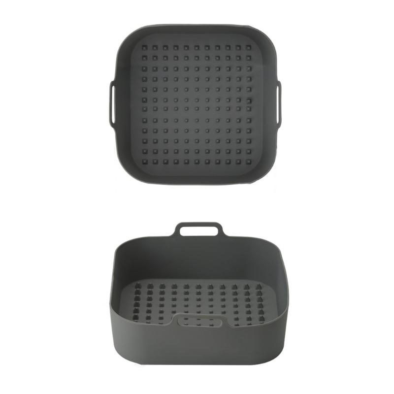 Reusable Square Shape Air Fryer Liner Food-Grade Silicone Air Fryer Accessories