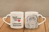 Labrador Retriever - cup with a dog, adorable cup with a heart-shaped handle, universal gift from the Art-Dog brand