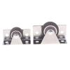 1/4Pcs Silent Rubber Casters, Drawer Wheels, For Furniture Kitchen Cabinet Table ,Of Side Installation Low Profile Replace Wheel