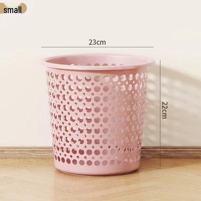 Hohler runder Plastikmülleimer