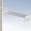 Foldable Design Blanket Drying Rack Stainless Steel Large Load Bearing Clothes Organizer Rectangular Expandable