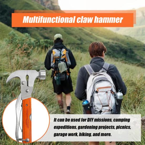 Portable Multi-tool Knife Hammer with Handle Lightweight Portable Pocket Knife Men Multi-tool Accessories