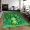 Mehrere Größen Froschnebel Kinderteppich Muster Teppich für Wohnzimmer Schlafzimmer Sofa Heimdekoration Rutschfeste Bodenmatte Luxuriöses Geschenk