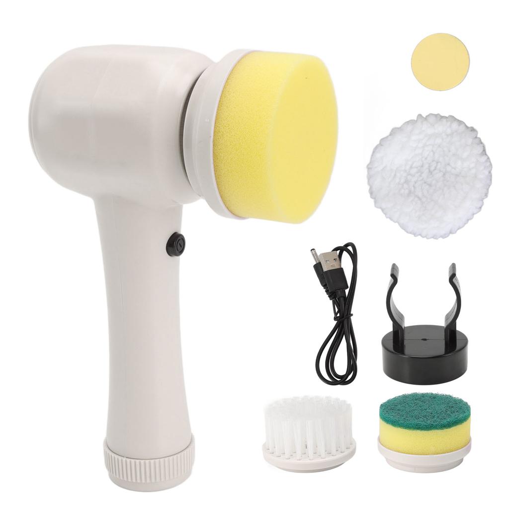 Portable Handheld Electric Cleaning Brush Multifunction Cleaning Brush Scrubber for Kitchen