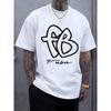 European Sizes Men's Casual Short-sleeved Round Neck T-shirt Summer Outdoor Clothing Light Elastic Regular Pattern Printing Design