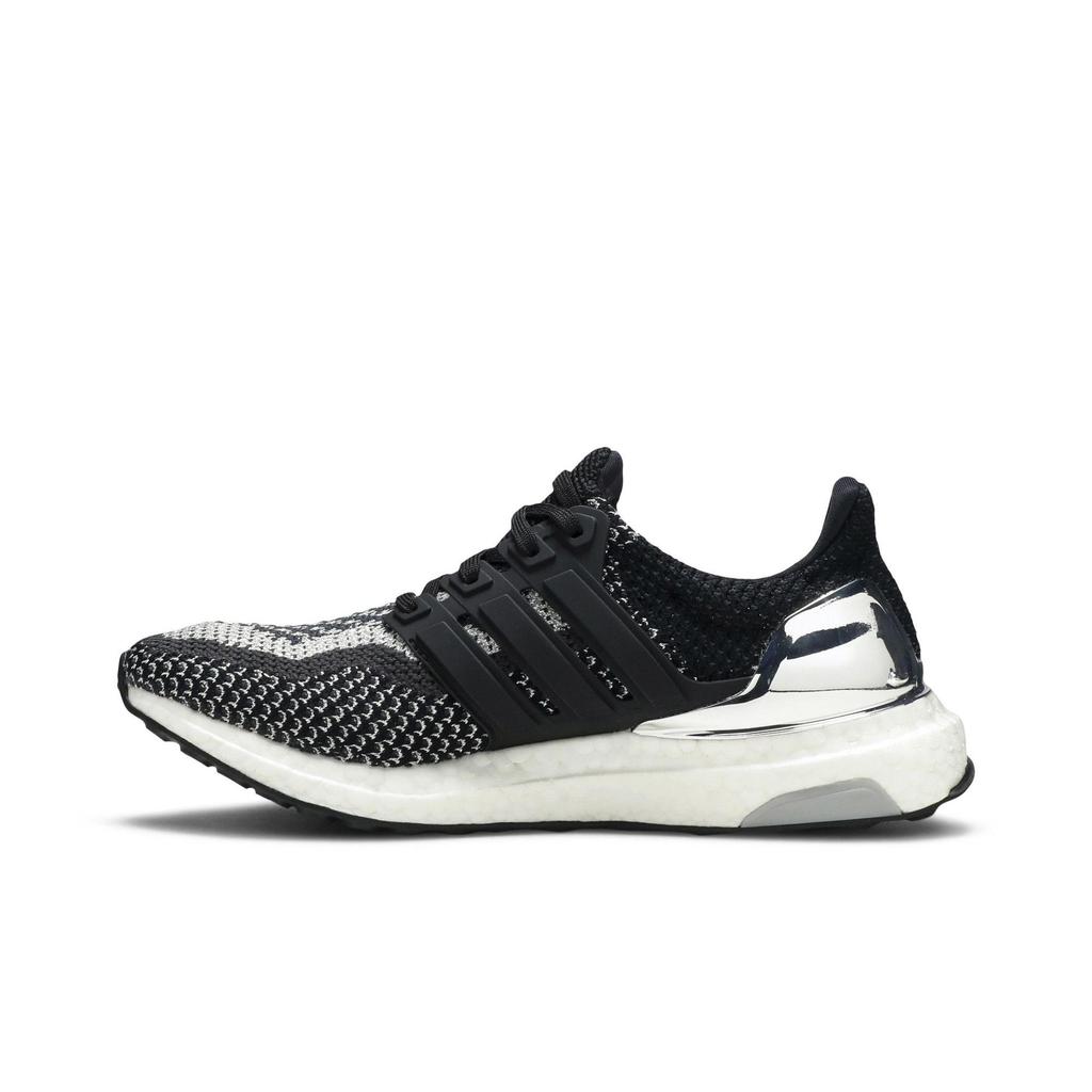 adidas UltraBoost 2.0 J 'Silver Medal' (Unisex) Core Black / Black / Metallic Silver Running Shoes BA9615