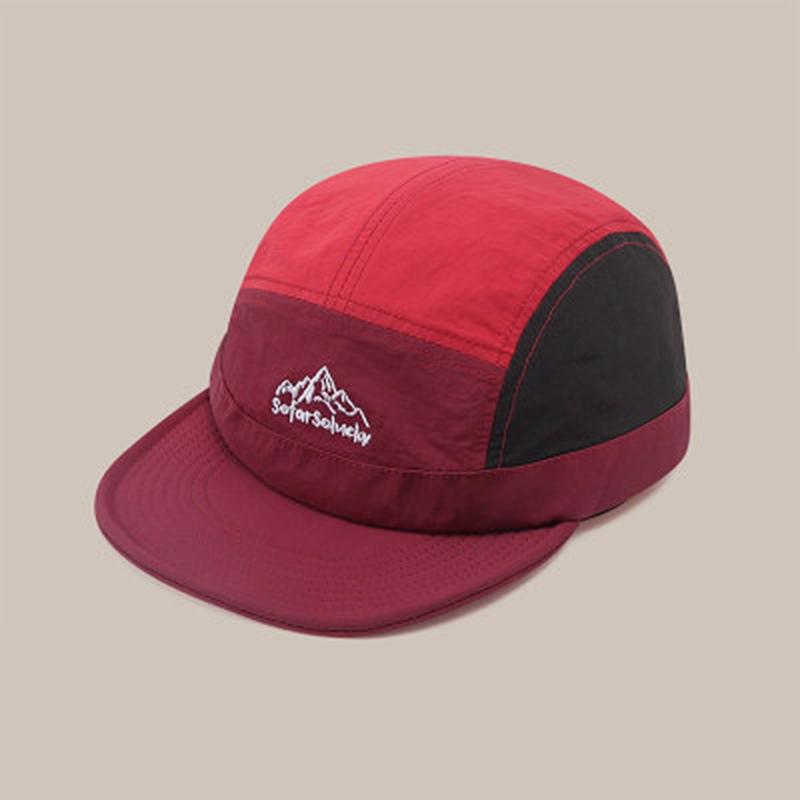 1Pcs Outdoor Sports Color-Blocked Baseball Cap, Fashionable Outdoor Hiking Hat, Street Casual Hat, Unisex Adjustable Sun Hat