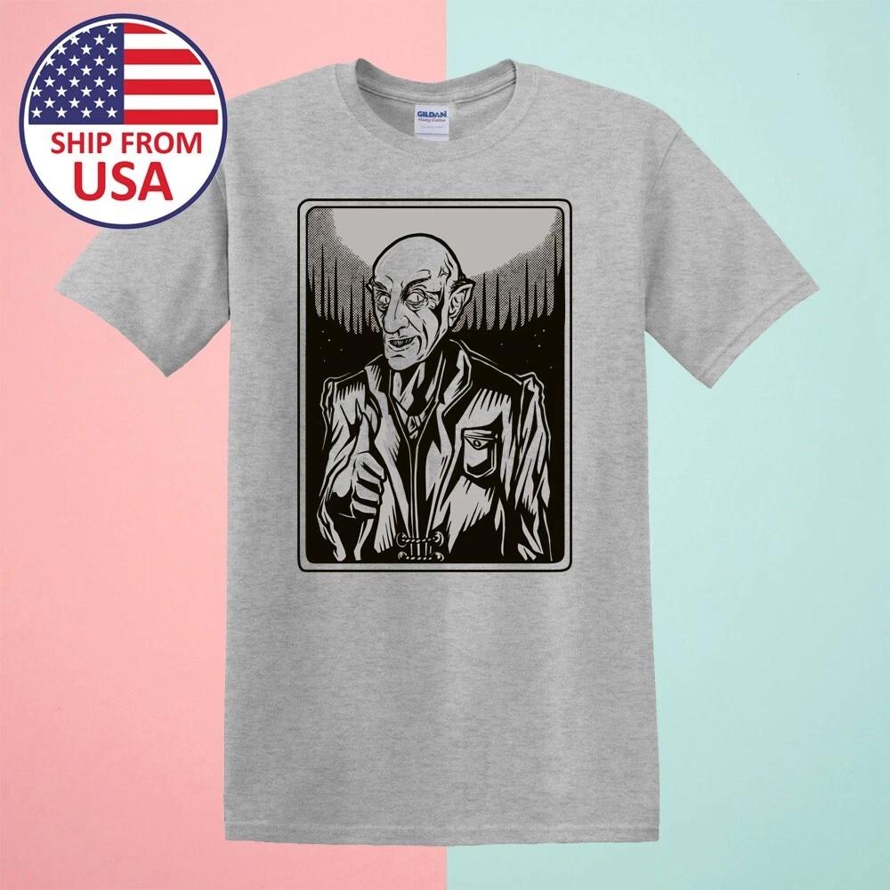 Nosferatu Horror Movie Men s Grey Size S-5XL 4XL