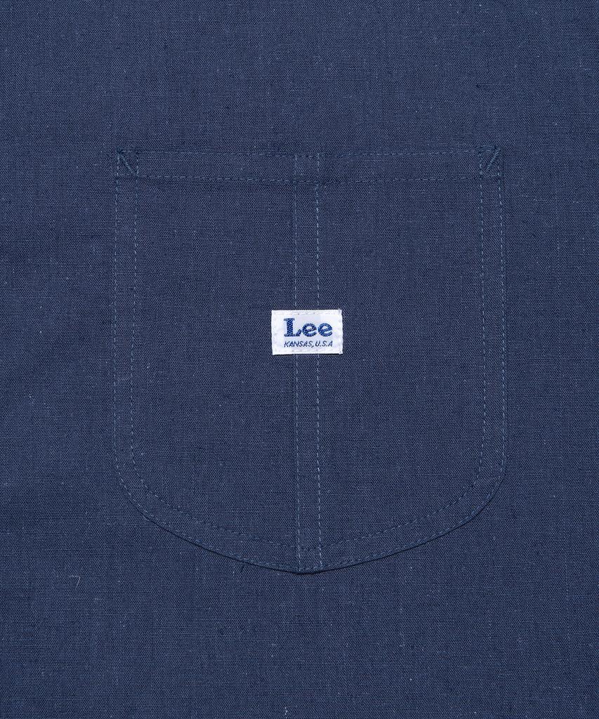 LEE Loco Pocket Linen Shirt Blue