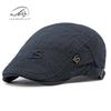 Unisex Spring/Summer Cotton Flat Cap: Retro British Fashion Forward & Casual Beret