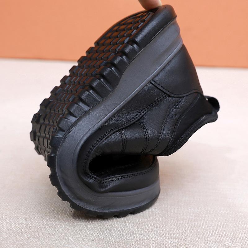 Winter new old Beijing shoes men's boots warm and non-slip wool dad shoes snow boots piled thickened cotton shoes