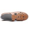 Summer Genuine Leather Retro Hollow Sandals for Women
