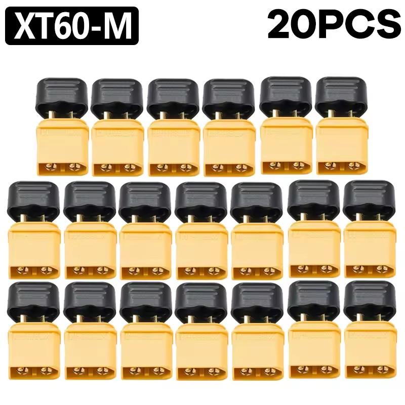 1-40PCS XT60 Battery Connector Male & Female Bullet Connector Plugs with Sheath Housing for RC Battery Motor FPV XT-60 Adapter