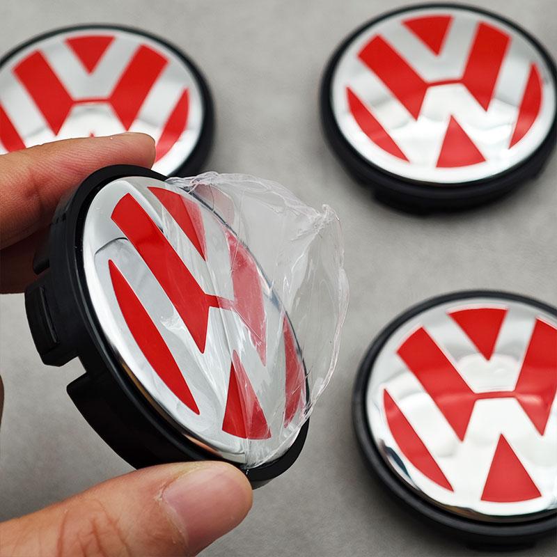 Pentru VW Volkswagen Jetta MK5 Golf 20 buc ABS 56mm Bule Roșu Centru Roată Mașină Insignă Roată Pentru VW Volkswagen Golf Jetta Bora Pol