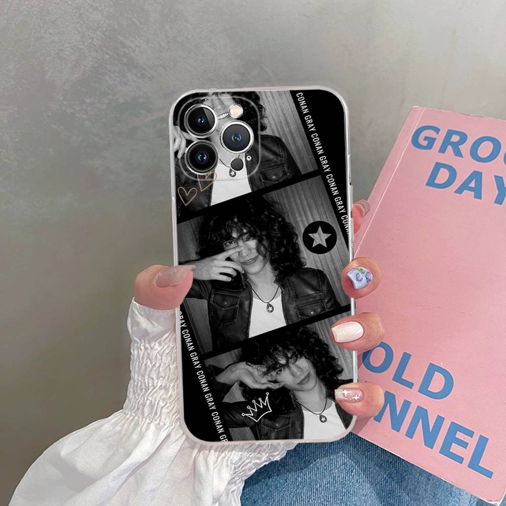Singer Conan Gray For IPhone 11 12 13 14 15 16 17 Pro Max Plus Air Transparent Clear Shockproof Case