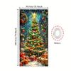 Christmas Door Cover, New Year's Eve Party Hanging Decoration for Home and Front Door