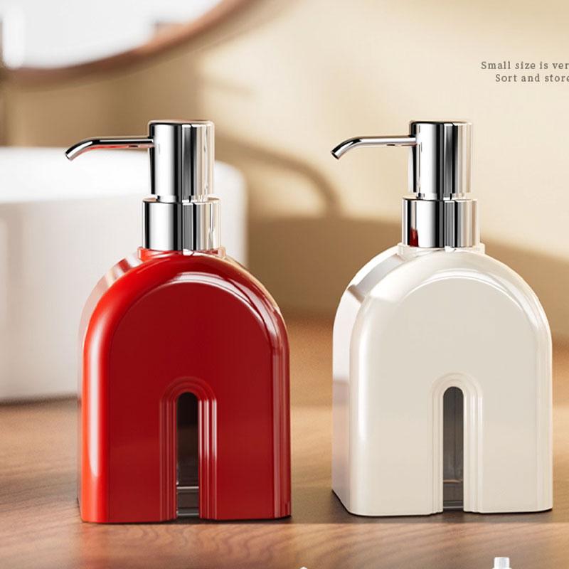 400ml Cave Stone Shower Gel Shampoo Bubbler Retro Style Hand Wash Bubbler Bottle Dish Detergent Dispenser Bottle soap dispenser