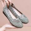 2025 New Comfort Casual Women's Shoes Fashion Soft Sole Breathable Hollow Out Flat Shoes for Women Zapatos De Mujer