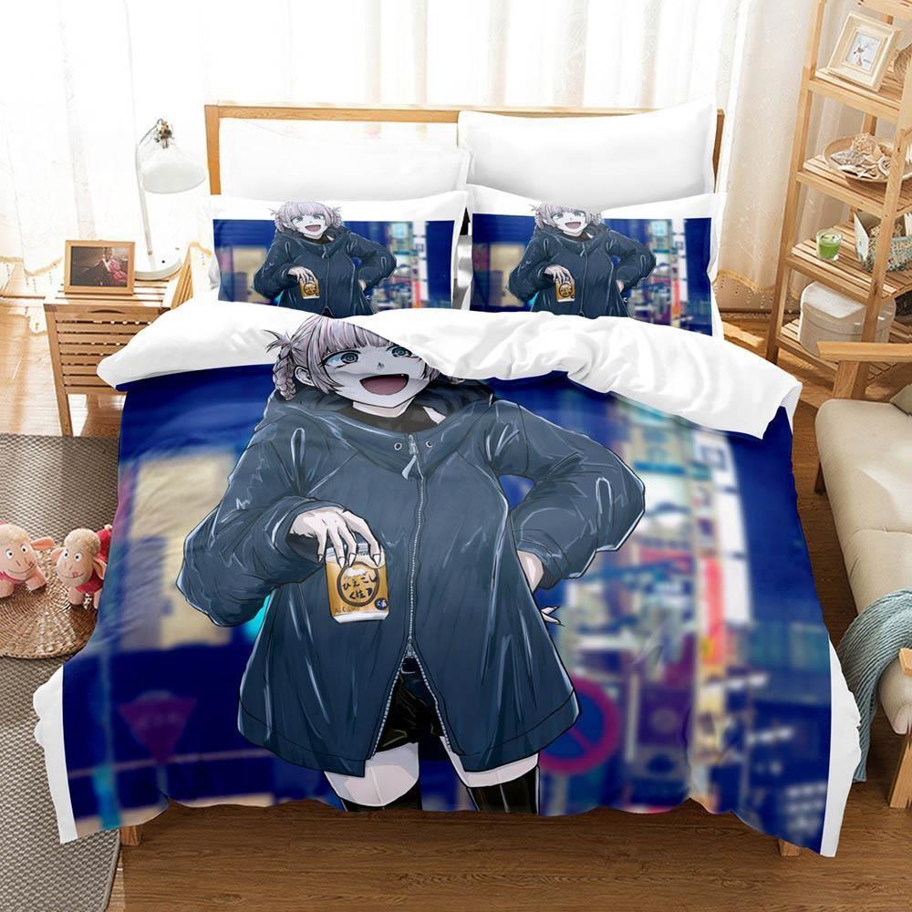 New 3D Printing Anime CALL OF THE NIGHT Bedding Set Single Twin Full Queen King Size Bed Set Adult Kid Bedroom Duvet Cover Sets