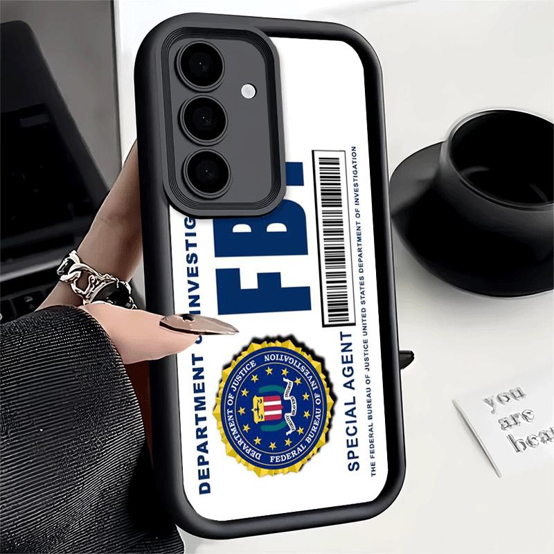 Phone Case for Samsung Galaxy A17 A16 A15 A14 A13 Police FBI ID Card Swat A56 A36 A26 A55 A35 A25 A54 A34 A24 A53 A33 A23 A07 A0