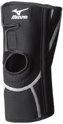 Biogear bandáž na kolena levá i pravá, 1 kus, vaz L [Mizuno] (k použití, v ceně), Stabilní, Ochranná, Podpůrná, Unisex, 50MS311, Černá,