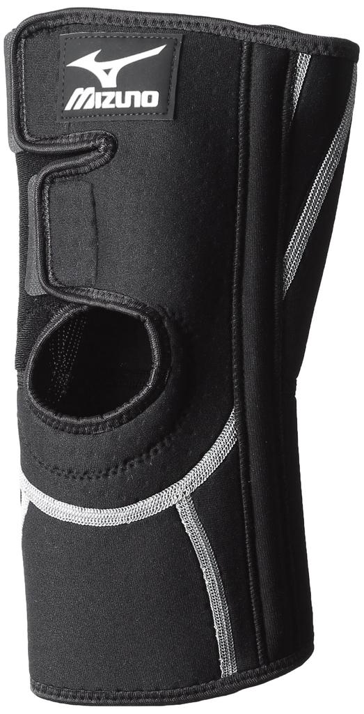 Biogear Supporter for Knees both left and right 1 piece Ligament M [Mizuno] (for use, included), Stable, Protective, Support, Unisex, 50MS311, Black,