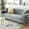 Sofa Cover All-Inclusive Sofa Cover Single Double Three-Seat Gold Velvet Sofa Slipcover Sand Solid Color Elastic Full
