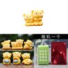 Yellow Cartoon Bear Resin Desk Decor With Cute Design For Kids And Collectors