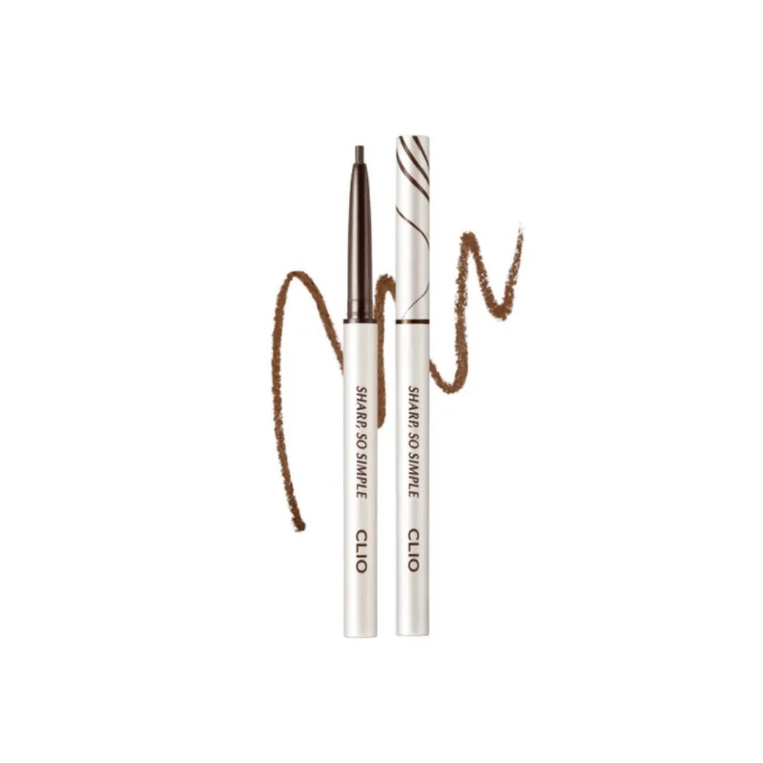 

CLIO Sharp So Simple Waterproof Pencil Liner #02 Brown 0.14 g - brązowa kredka do oczu
