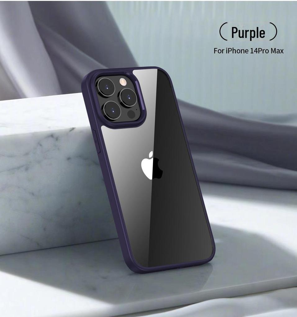 "iPhone 14/14 Pro/14 Pro Max Anti-Fall Transparent Protective Case"