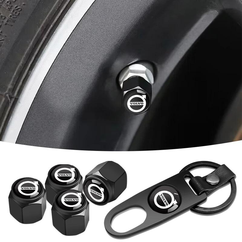 Car Keychain Tire Valve Caps Auto Accessories For Volvo AWD V60 V40 XC90 S60 XC60 S90 V90 CX70 XC40 C40 C70 EX90 Rdesign
