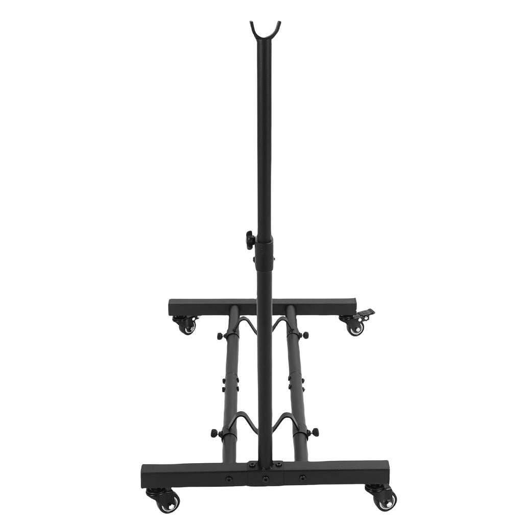 Portable Bike Rack with Iron Wheel, Adjustable Support for Multiple Bike Sizes, High Toughness Low C