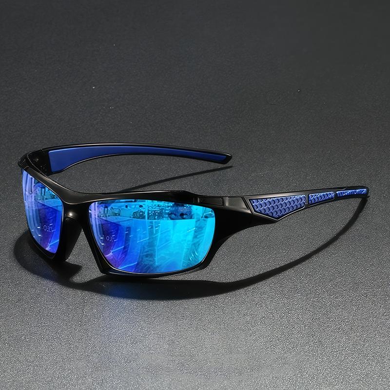 1Pc Colorful Lenses Outdoor Equipment Uv Protection Sunglasses Driving Sunglasses Suitable For Sports Fashionable Glasses Hiking