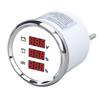 52mm Digital Voltage Sewage Water Level Gauge Waterproof Red Backlight Secure Connection Sewage Water Level Voltmeter