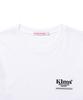 Kimseupeulesikoteunmakes Mini Bomb Line Logo T-Shirt White