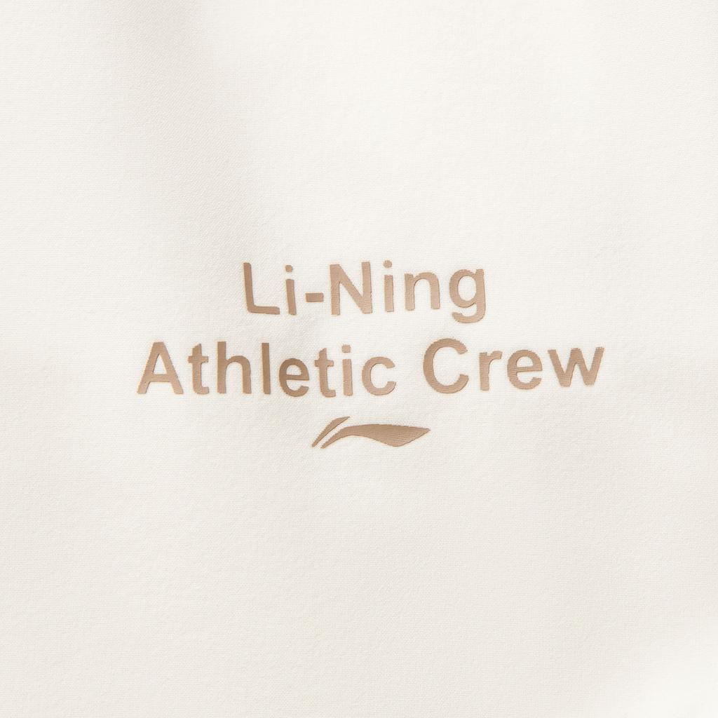 Li-Ning Comfortable Simple Versatile Casual Letter Lace-Up Sports Shorts Women shorts Off-White AKSV412-6